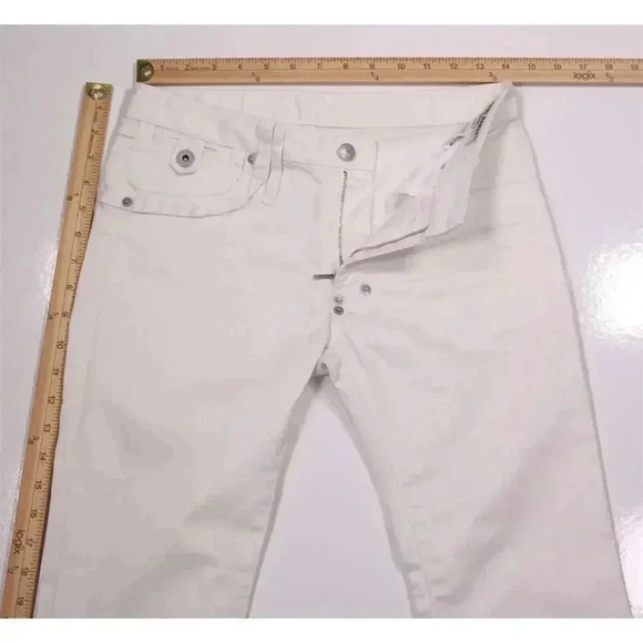 Katharine Hamnett London White Slim Japanese Denim Jeans Men's Small 28x27 - Picture 5 of 6